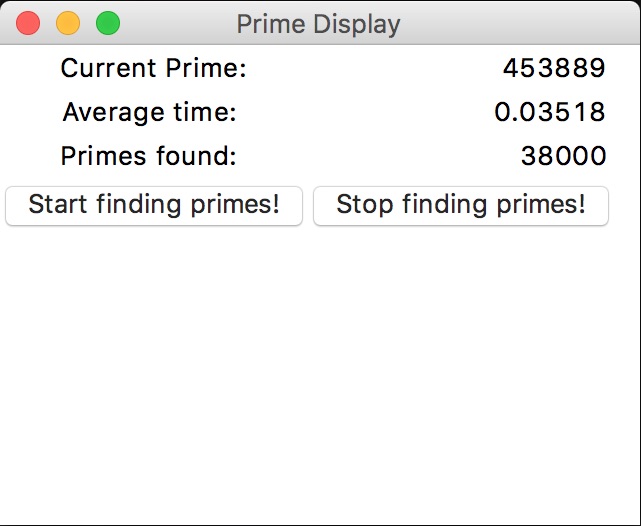 Python program for a display piece